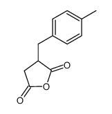 2-(4-methylbenzyl)succinic anhydride Structure