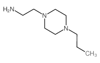 2-(4-Propylpiperazin-1-yl)ethanamine Structure