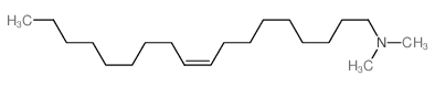 (Z)-N,N-dimethyloctadec-9-en-1-amine结构式