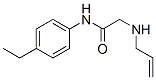 Acetamide, N-(4-ethylphenyl)-2-(2-propenylamino)- (9CI)结构式