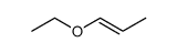 ethyl (1-propenyl)-ether结构式