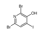 2,6-二溴-4-碘吡啶-3-醇结构式