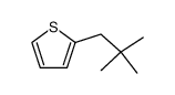 2-neopentyl thiophene Structure