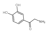 2-amino-1-(3,4-dihydroxyphenyl)ethan-1-one结构式