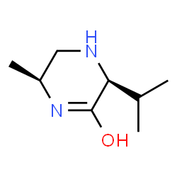 Piperazinone, 6-methyl-3-(1-methylethyl)-, (3S,6S)- (9CI) Structure