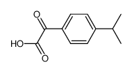 (4-isopropylphenyl)(oxo)acetic acid Structure
