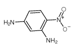 4-硝基-1,3-苯二胺结构式