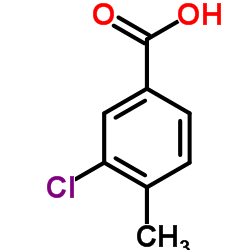 3-氯-4-甲基苯甲酸结构式