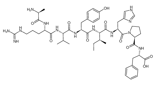 Angiotensin A trifluoroacetate salt structure