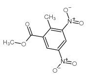 2-甲基-3,5二硝基苯甲酸甲酯结构式