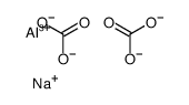Carbonic acid, aluminum sodium salt, basic Structure