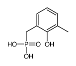 (2-hydroxy-3-methylphenyl)methylphosphonic acid Structure