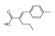 p-Methyl-α-n-propylzimtsaeure Structure