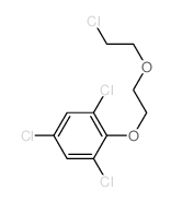 1,3,5-trichloro-2-[2-(2-chloroethoxy)ethoxy]benzene Structure