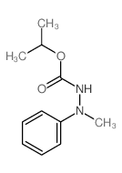 propan-2-yl N-(methyl-phenyl-amino)carbamate结构式