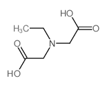N-Ethyliminodiacetic acid Structure