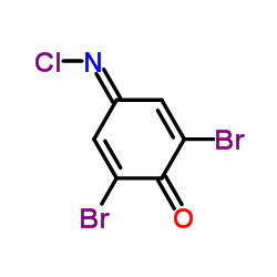 2,6-Dibromo-N-chloroquinonimine structure
