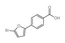 4-(5-Bromo-2-furyl)benzoic acid Structure