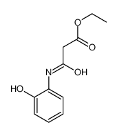 ethyl 3-(2-hydroxyanilino)-3-oxopropanoate结构式