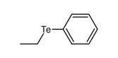 ethyl phenyl telluride Structure