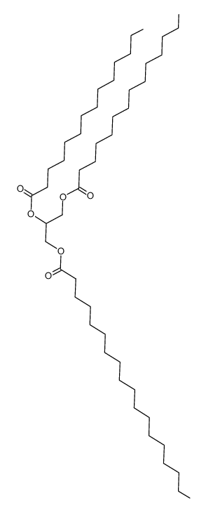 1-O,2-O-Dimyristoyl-3-O-stearoylglycerol Structure