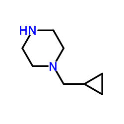 1-(Cyclopropylmethyl)piperazine Structure
