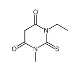 1-乙基-3-甲基-2-硫代巴比妥酸结构式