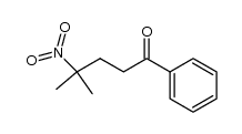 4-methyl-4-nitro-1-phenyl-1-pentanone结构式