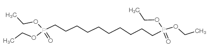 Tetraethyl decane-1,10-diylbis(phosphonate) structure