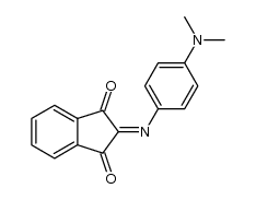 2-(4'-dimethylaminophenylimino)-1,3-indanedione Structure