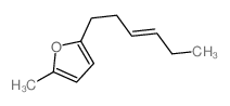 2-(3-己烯基)-5-甲基呋喃结构式