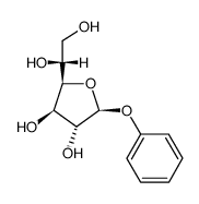.beta.-D-Glucofuranoside, phenyl Structure