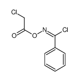 [[chloro(phenyl)methylidene]amino] 2-chloroacetate结构式