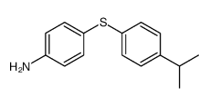 4-(4-propan-2-ylphenyl)sulfanylaniline结构式