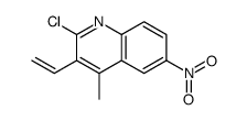 2-chloro-3-ethenyl-4-methyl-6-nitroquinoline结构式