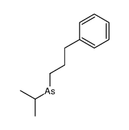 3-phenylpropyl(propan-2-yl)arsane结构式