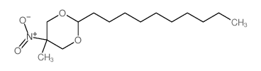 1,3-Dioxane,2-decyl-5-methyl-5-nitro-结构式