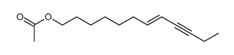 (E)-7-dodecen-9-yn-1-yl acetate结构式