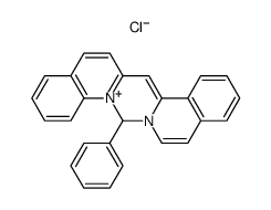 8-phenyl-8H-isoquino[2',1':3,4]pyrimido[1,6-a]quinolinylium, chloride Structure