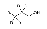 丙醇-D5结构式