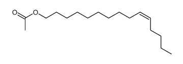 Z-10-pentadecenyl acetate结构式