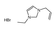 1-烯丙基-3-乙基咪唑溴盐结构式