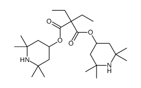bis(2,2,6,6-tetramethylpiperidin-4-yl) 2,2-diethylpropanedioate结构式