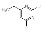 2, 4-二氯-6-乙基嘧啶结构式