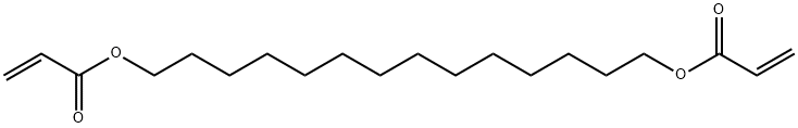 2-Propenoic acid, 1,14-tetradecanediyl ester structure