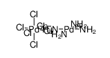 tetraamminepalladium(II)hexachloropalladate(IV) Structure