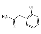 2-(2-氯苯基)]硫代乙酰胺结构式