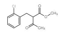 2-(2-氯苄基)-3-氧丁酸甲酯结构式