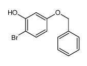 2-溴-5-苄氧基苯酚结构式