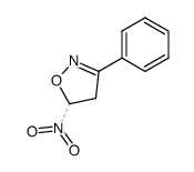 3-Phenyl-5-nitro-Δ2-isoxazoline结构式